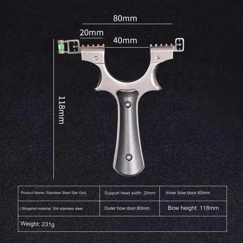 Professional Outdoor Sling Hunting Shot Powerful Stainless Steel Catapult Outdoor Shooting Entertainment Accessories Adult Toys