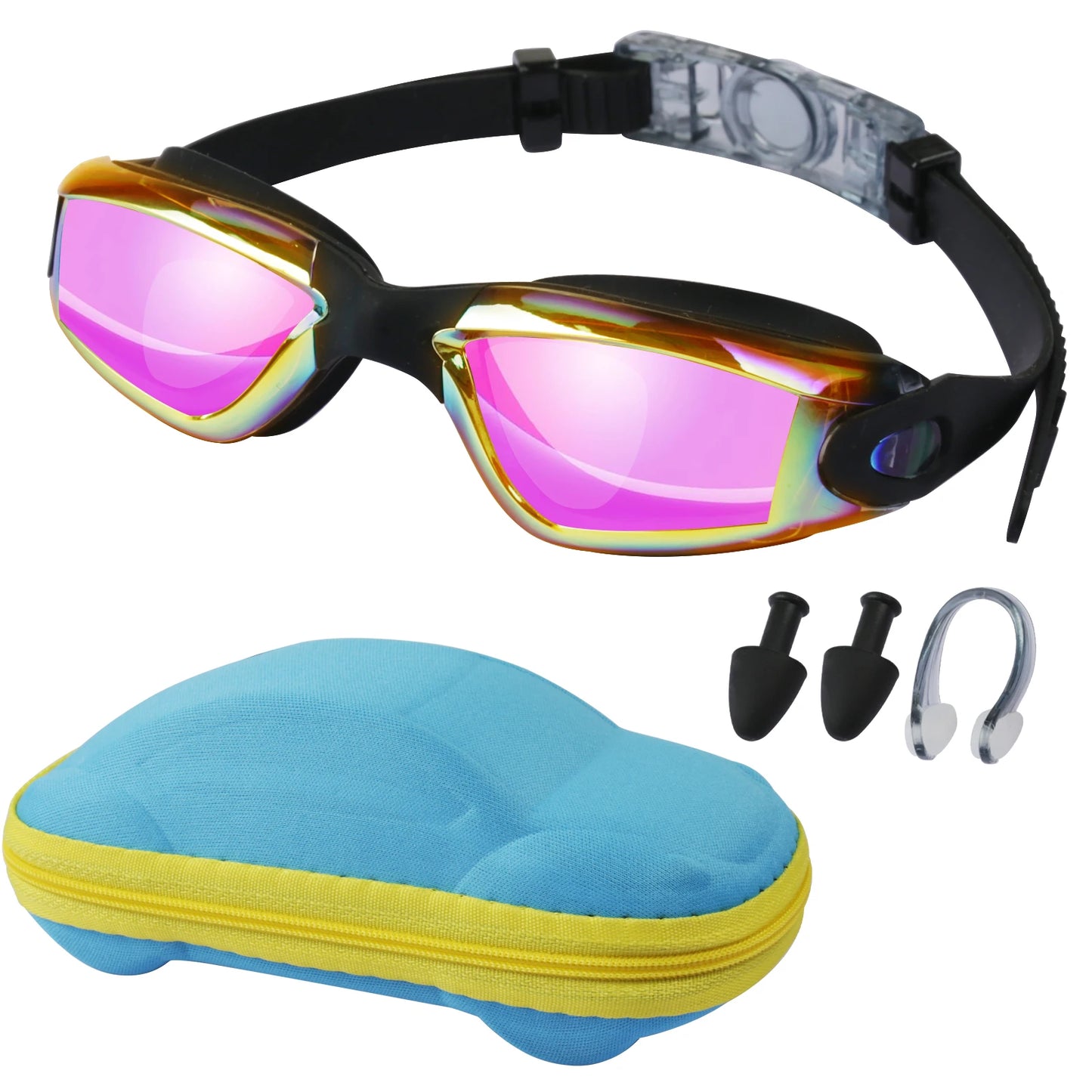 Swimming Goggles Anti-Fog Waterproof No Leaking Swim Goggles for Adult Children