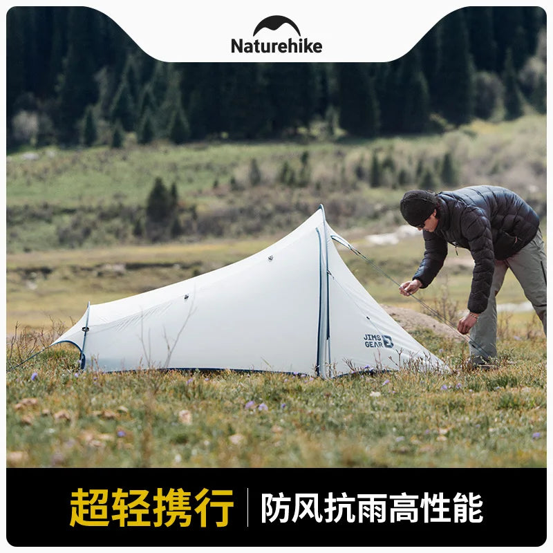 Naturehike Tunnel 1 2 Person Camping Tent Outdoor Tent For Camping Biking Hiking Muntaineering Waterproof 15D Nylon Material