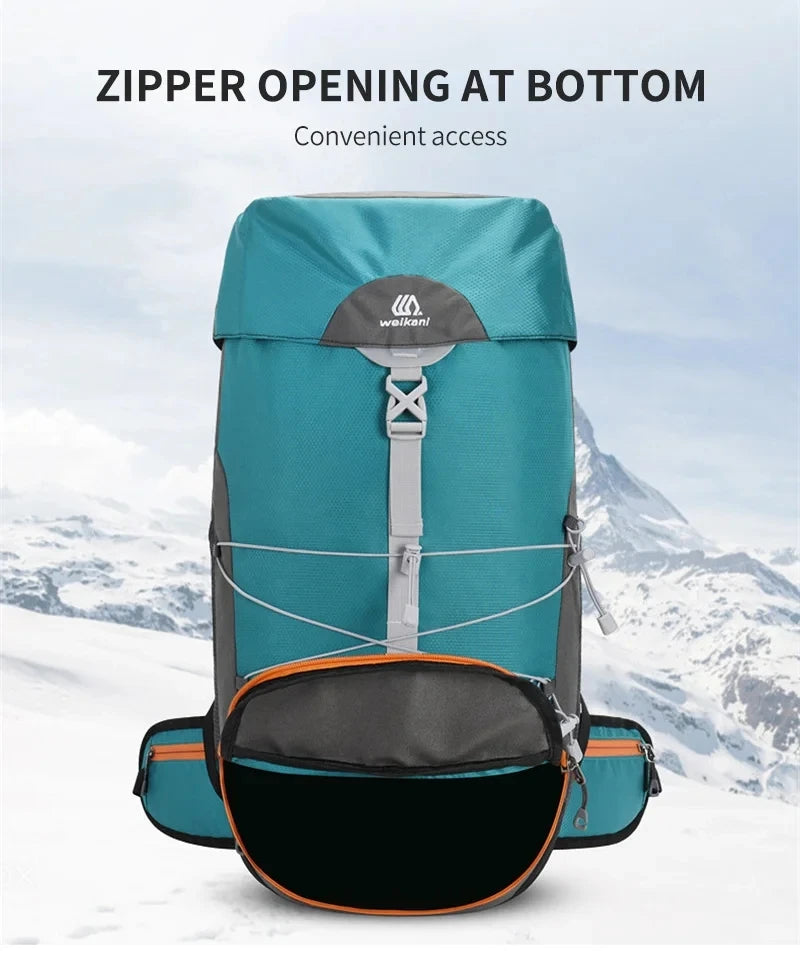 40L Outdoor Mountaineering Bag Waterproof Sports Backpack Lightweight Travel Backpack Hiking Bag Trekking Backpack for Men