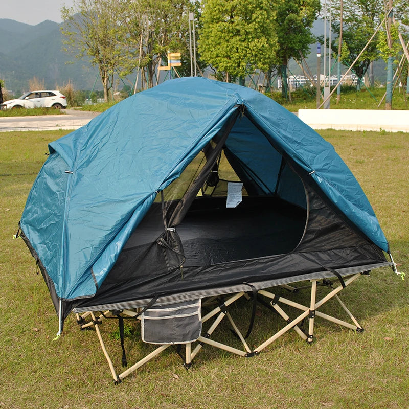 Ultralight 2 Person Backpacking Tent Can Be Used As Cot Bed Tent or Bikepacking Tent, Light Weight Cot Tent Not Include Bed