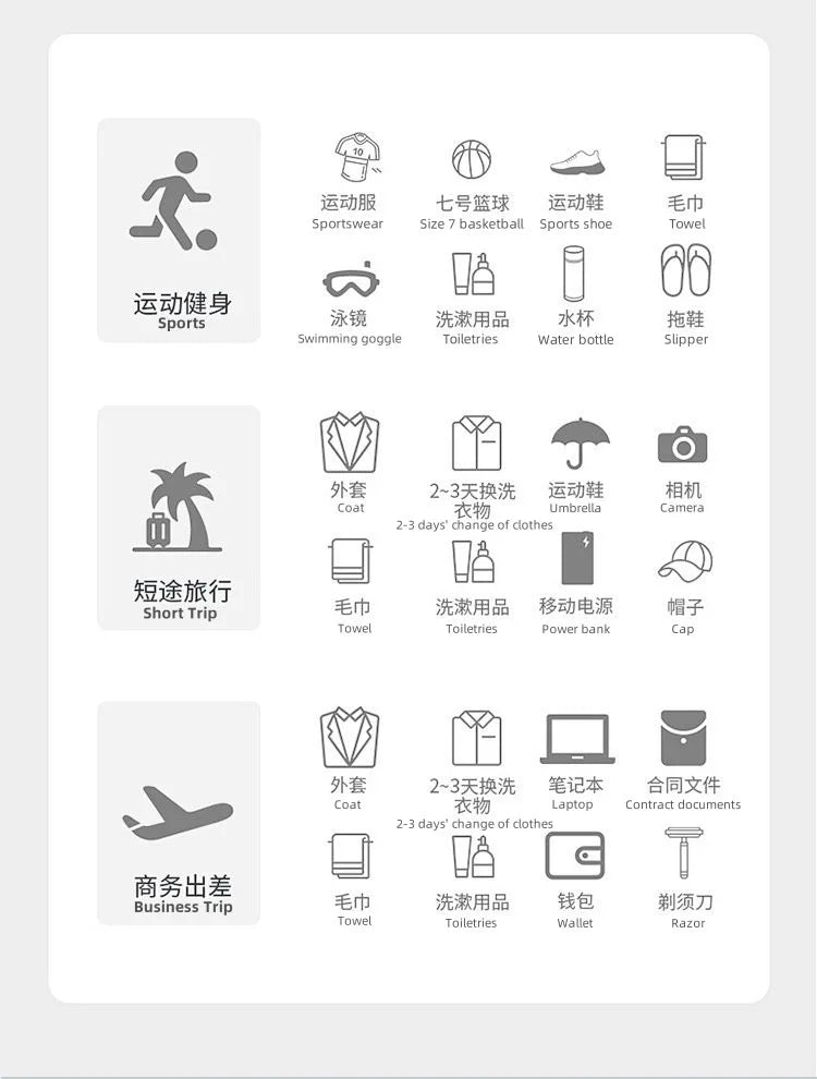 30L Outdoor Large Capacity Ultralight Sports Backpack Men Women Camping Hiking Travel Cycling Fitness Bag