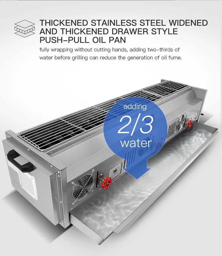 A8 Gas Large Barbecue Grill Commercial Grill Machine Restaurant