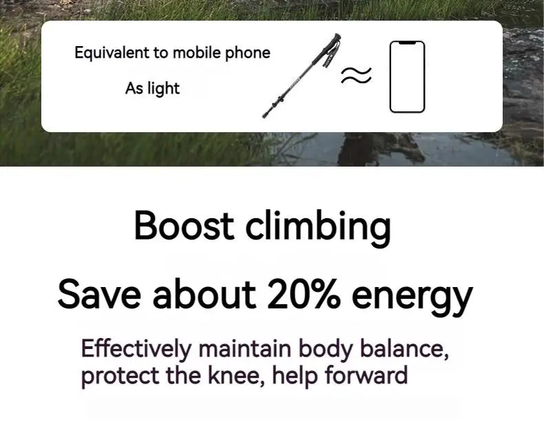 Naturehike Blackdog Trekking Pole Telescopic Aluminum Carbon Walking Sticks Hiking Cane Adjustable Ultralight Mountaineering 1pc