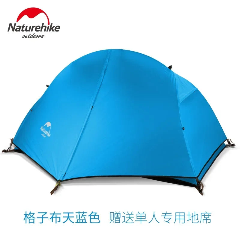 Naturehike Cycling Tent 1 Person Ultralight Backpacking Tent Outdoor Double Layer Fishing Beach Travel Hiking Camping Tent