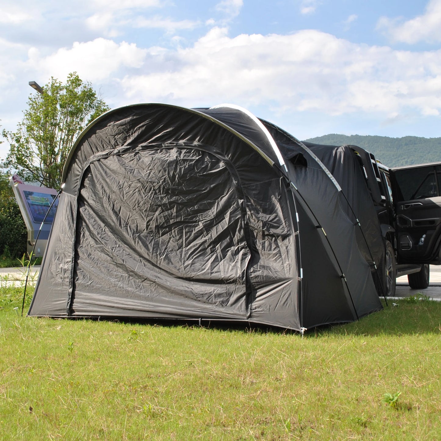 6 Person SUV Car Tailgate Tent - Double-Layer PU3000mm Waterproof, UPF50+ UV Shield, EV-Compatible for Camping & Outdoor Multi-U