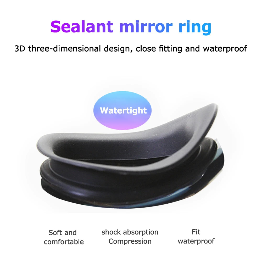 Electroplate Diving Glasses Anti-Fog Swim Pool Eyewear Adjustable Swim Sports Eyewear for Women Men Youth Kids