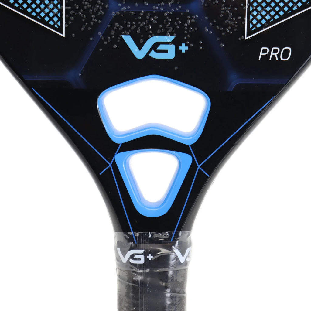 Beach Tennis Racket Kevlar/12K/Carbon with Shiny 3D Surface Non-slip Grip Handle for Beach Sports and Practie with Cover Bag