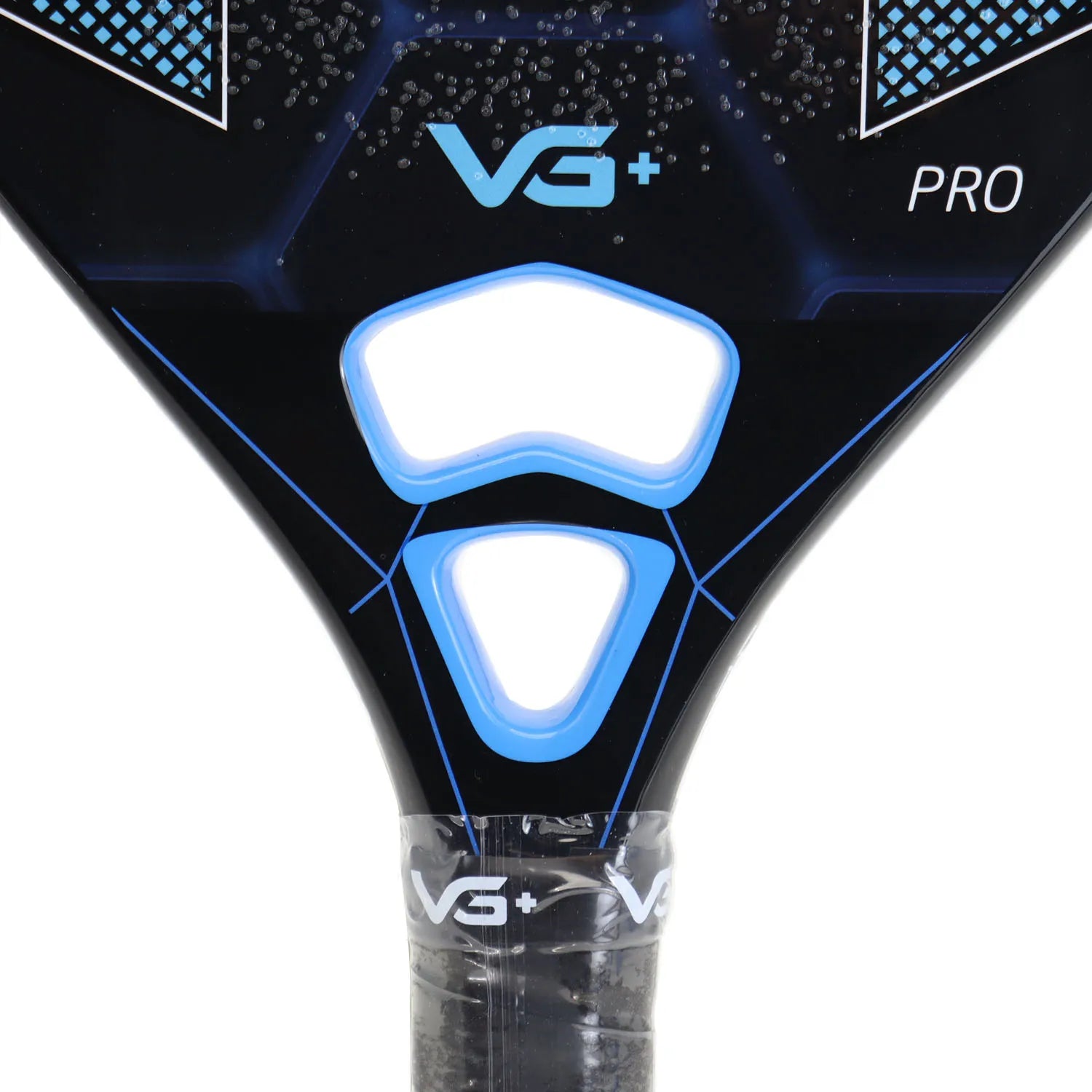 Beach Tennis Racket Kevlar/12K/Carbon with Shiny 3D Surface Non-slip Grip Handle for Beach Sports and Practie with Cover Bag