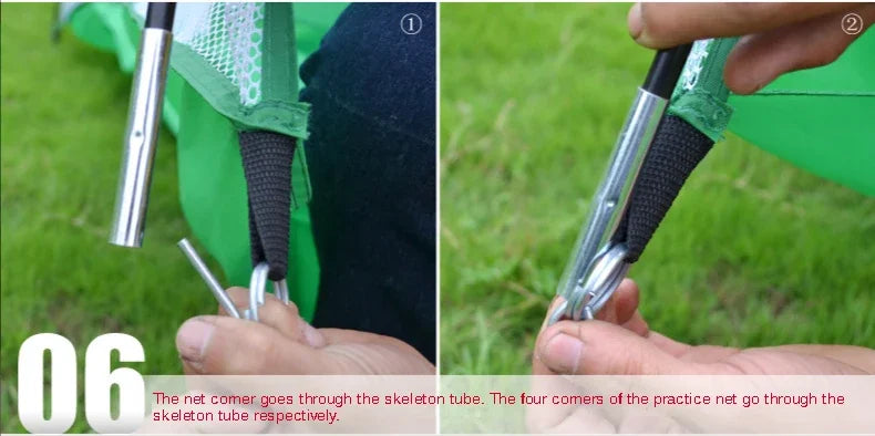 PGM Brand Golf Hitting Cage Indoor 2M 3M Golf Practice Net Tent Garden Grassland Golf Training Equipment Mesh Mat Outdoor Swing