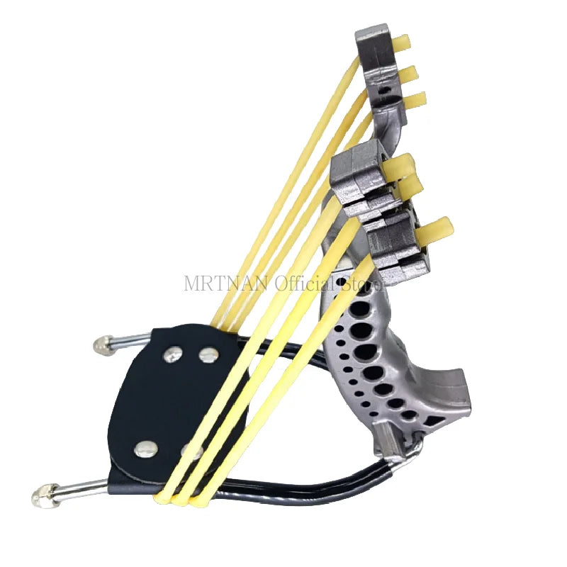 Powerful Fishing Slingsshot with Wrist Rest Outdoor Hunting Material Sling Shot Large Catapult for Fishings and Ball