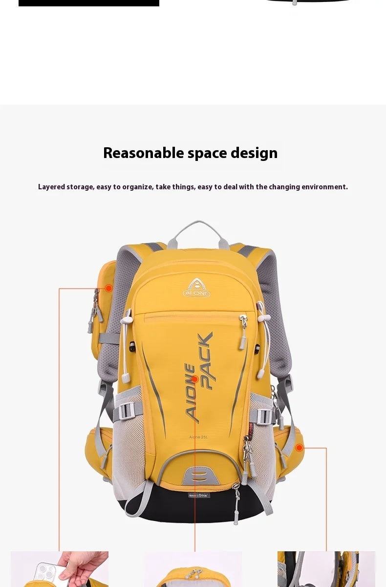 Aione Lightweight Hiking Backpack 25L Hiking Daypack Lightweight Cycling Backpack, Breathable Day Pack Backpacking for Women Men