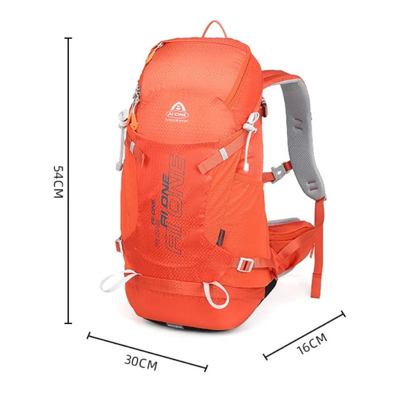 32L Large Capacity Hiking Backpack Lightweight Outdoor Climbing Bag for Men Women, Trekking Camping Mountaineering Bag Aione