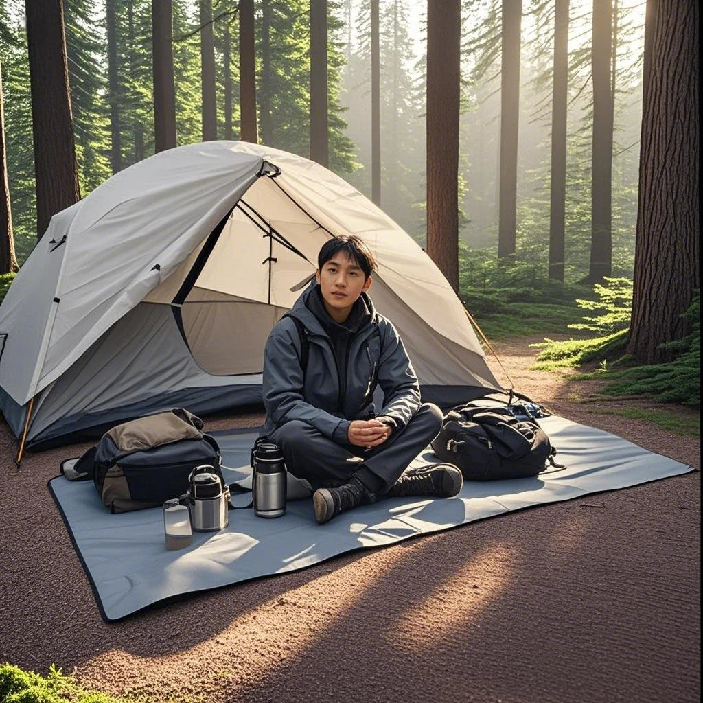 Portable Lightweight Camping Tent (2-Person Capacity) with PU4000 Waterproof Floor & Footprint, Perfect for Backpacking & Hiking