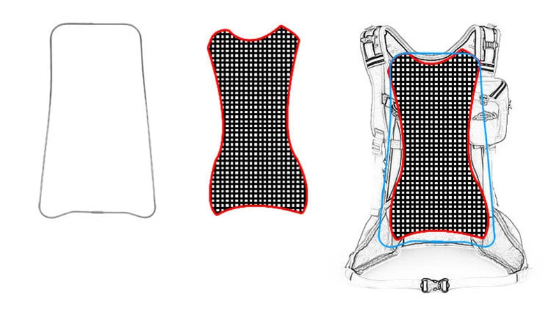 INOXTO Bicycle Bike Bags 20L Portable Waterproof Road Cycling Water Bag Outdoor Sport Climbing Pouch Hydration Backpack