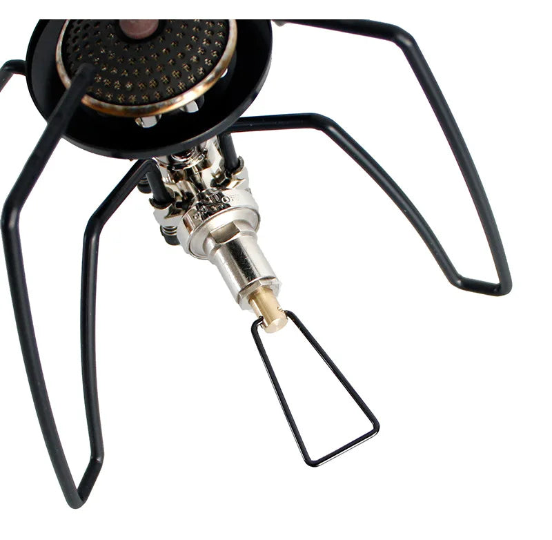 Windproof and Anti-Scald Camping Stove  Outdoor Tourist Burner Parts  Spider Stove  Backpack  Hiking Gas Furnace