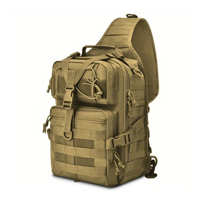 Tactical Sling Backpack Versatile Chest Bag Waterproof EDC Rucksack Bag for Outdoor Hiking Camping