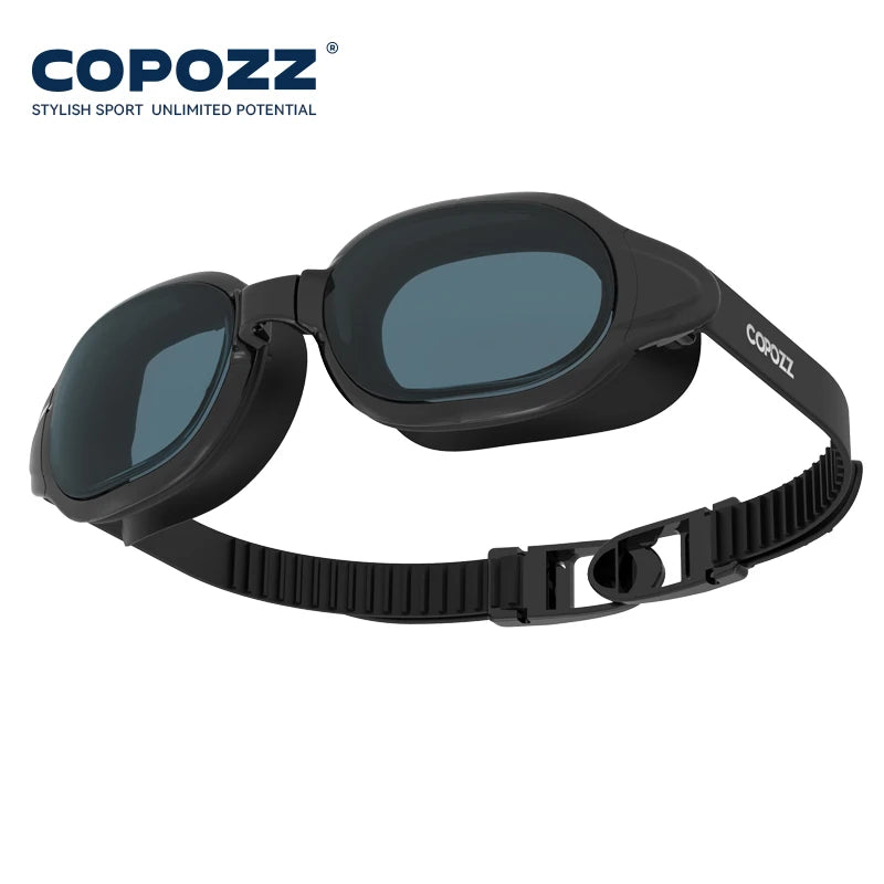 COPOZZ Swimming Goggles Myopia 0 -1.5 to -7 Men Women Anti fog UV Protecion Waterproof Swimming Glasses Diopter Swim Eyewear