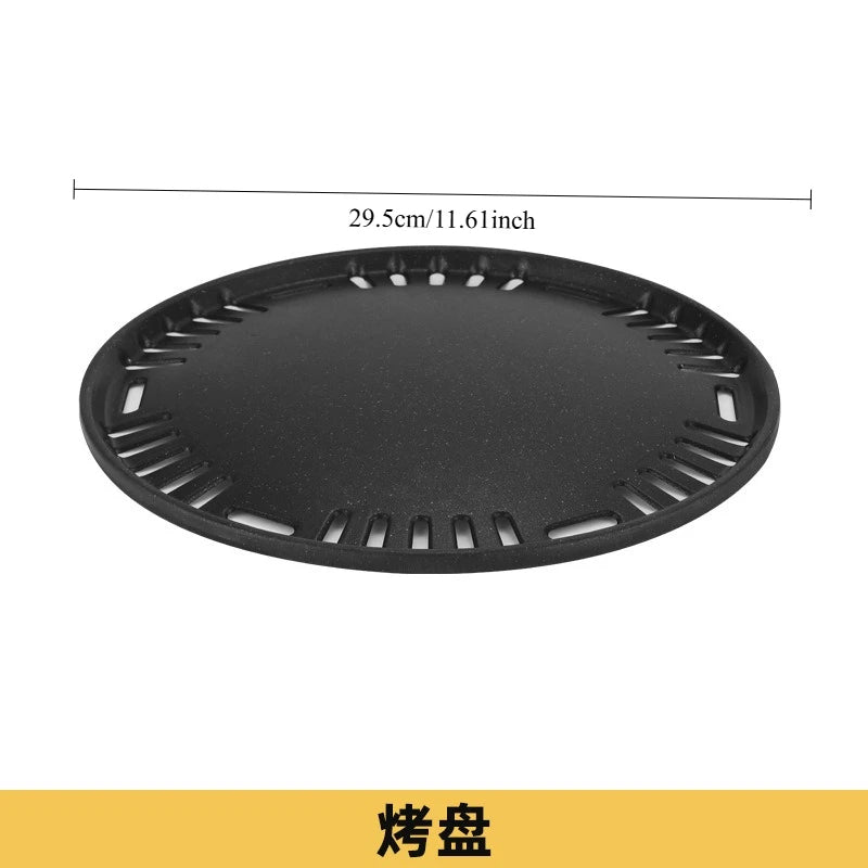 Portable Charcoal Grill Set for Outdoor BBQ Korean Style Smokeless Cooking Tea Stove Family Use