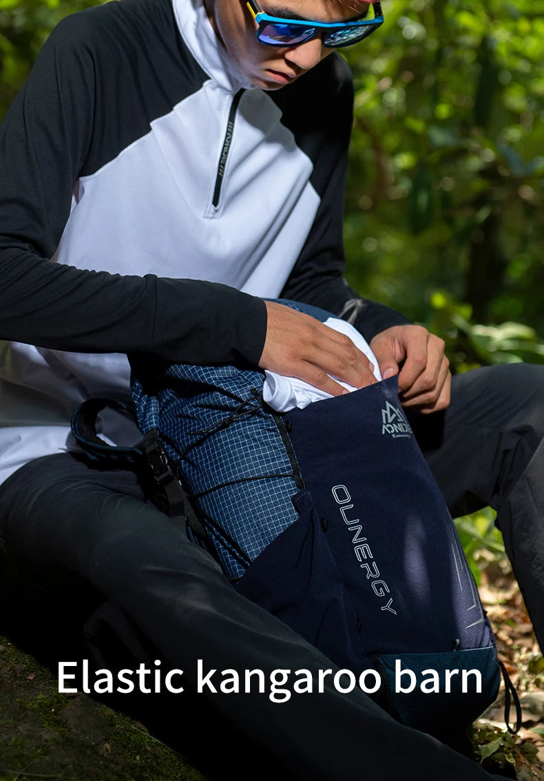 AONIJIE 30L Large Capacity Outdoor Climbing Backpack Camping Daypack Travel Bag For Hiking Trekking Mountaineering