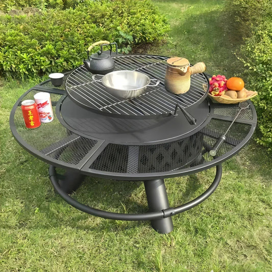 Outdoor barbecue grills, household firewood heating stoves, patio fire pits, villa bonfire pits, fire pit tables for gathering