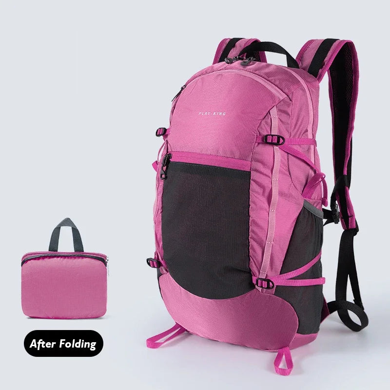 Ultra-light Folding Camping Hiking Backpack Professional Water Repellent Travel Duffle Bags Mountaineering Double Shoulder Bag