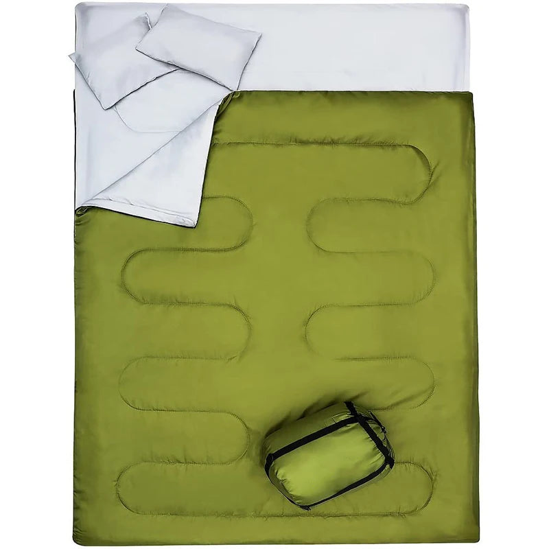 Waterproof Custom Wholesale Winter Luxury Goose Down Feather Sleeping Bag with Zipper Camping Hike