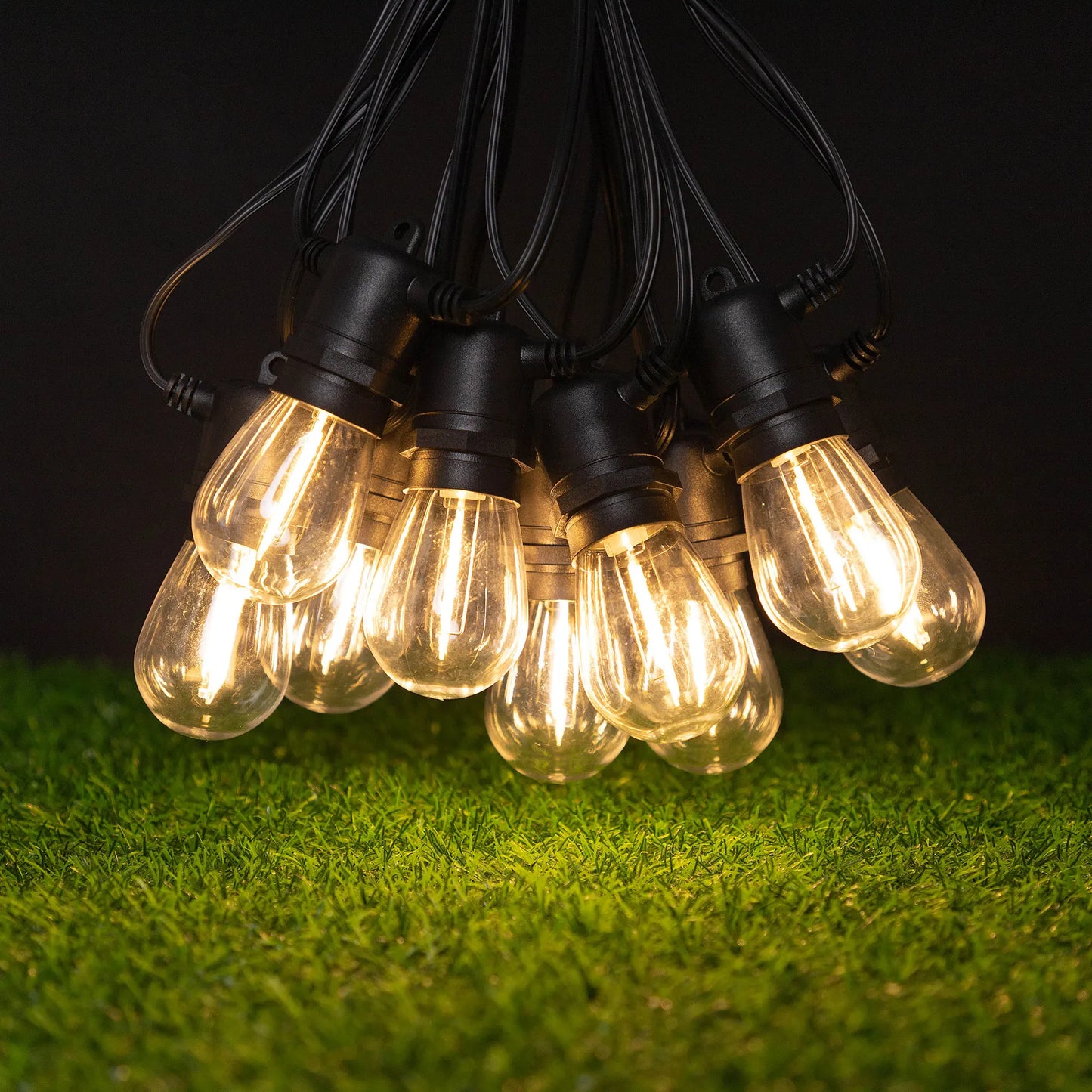 Waterproof Solar Outdoor Lights Garland E27 Shatterproof Socket Solar Light for Outdoor Decorative Solar Garden Lights Fairy