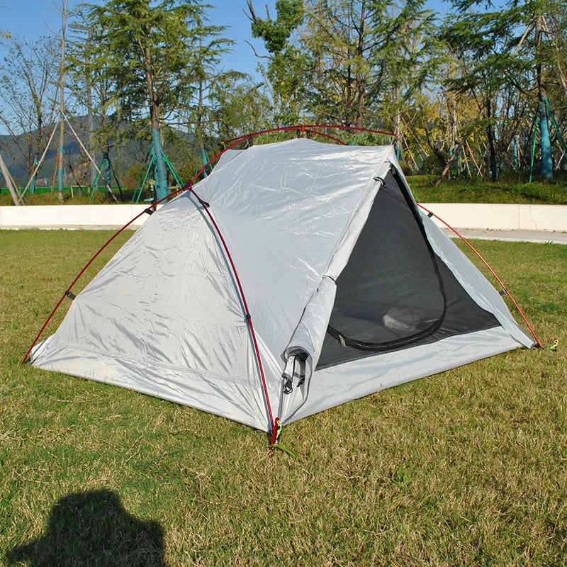 Ultralight Aluminum Poles Camping Tent for 2 Person, 4 Season, PU4000 Waterproof 210T Fabric, Easy to Set Up, Hiking Tents
