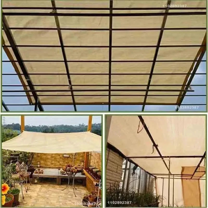 Outdoor Garden Shading Net, Terrace Awnings, Camping Shade Cover Mesh, UV Protection, HDPE Sunscreen Fabric, Shade