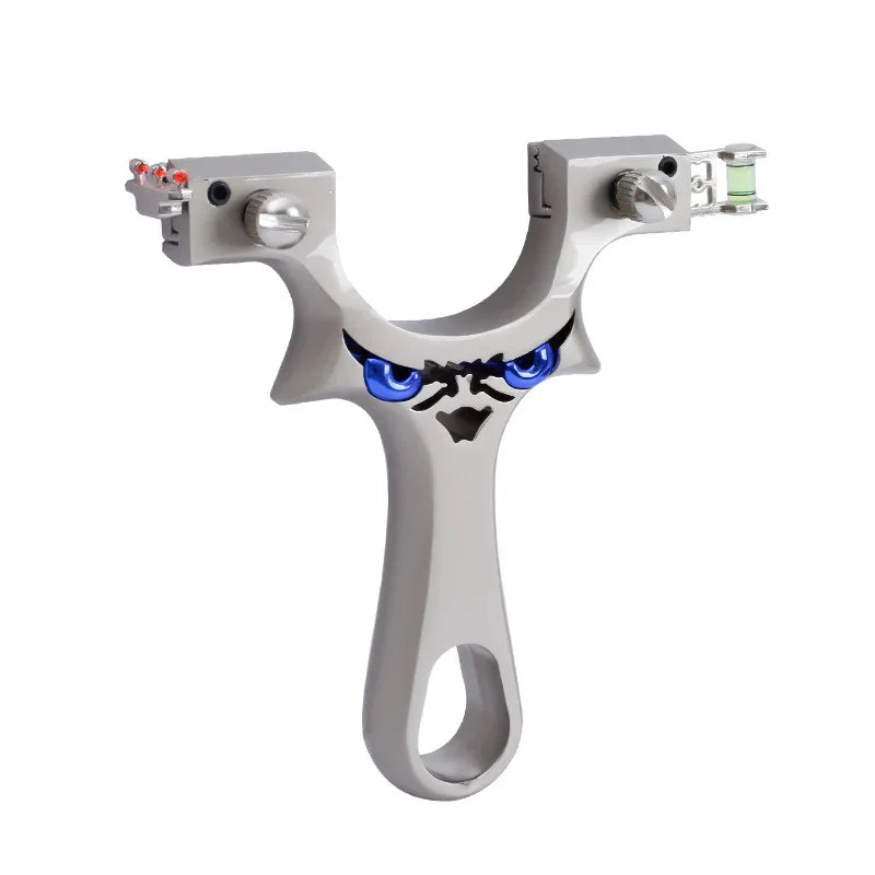 Silver Aluminum Alloy Slingshot Professional Slingshot Competition Dedicated Full Metal High-quality Sling Light and Strong