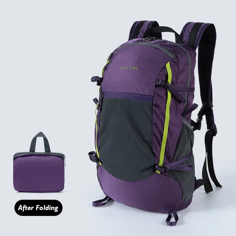 Ultra-light Folding Camping Hiking Backpack Professional Water Repellent Travel Duffle Bags Mountaineering Double Shoulder Bag