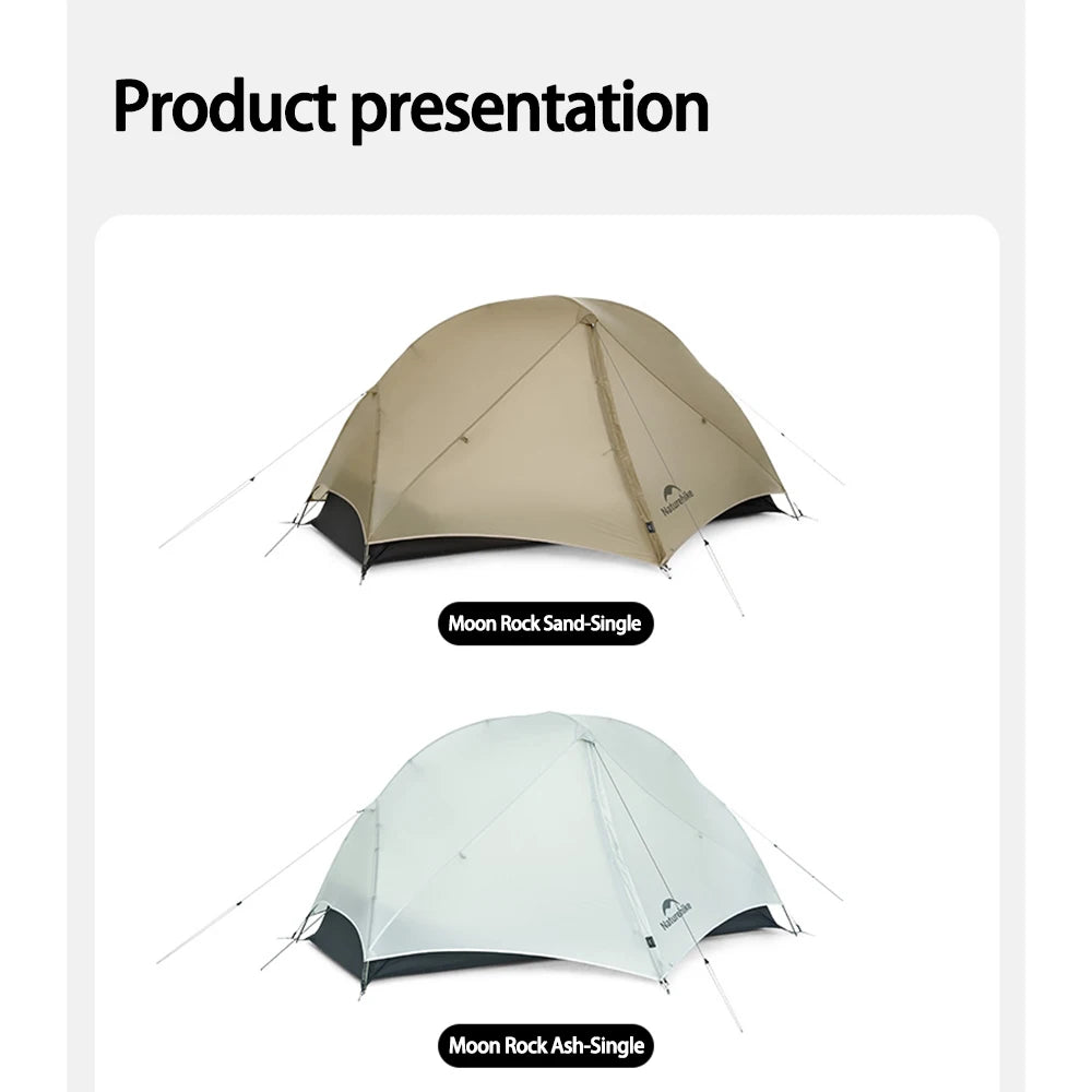 Naturehike Mongar UL 2 Person Backpacking Tent 15D Ultralight Travel Tent Waterproof Hiking Survival Outdoor Camping Tent