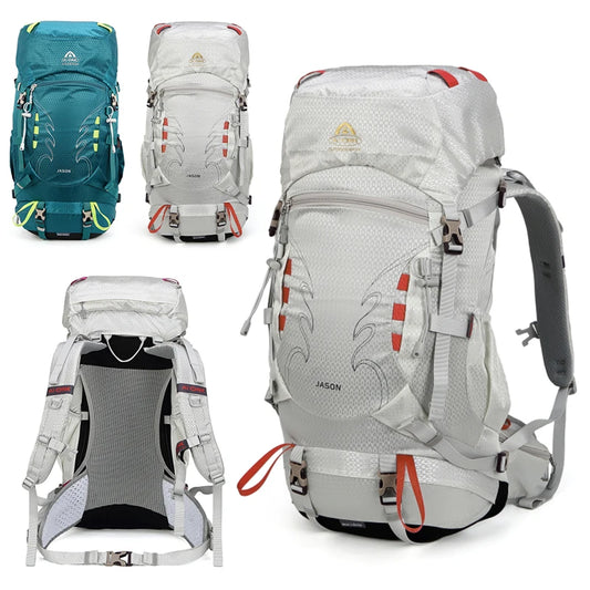 35+5L Expandable Hiking Backpack Lightweight Water-Resistant Trekking Bag with Breathable Back System Outdoor Camping, Travel