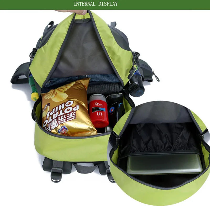 Travel Large Capacity Backpack Breathable Waterproof  Cycling Sport Bag Men Climbing Bags Outdoor Photography Travelbags