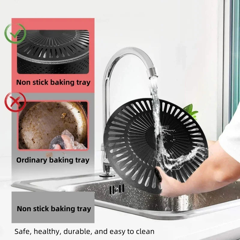 Outdoor BBQ Barbecue Stove Household Charcoal Barbecue Stove Multifunctional Portable Mini Stainless Steel Adjustable Firepower