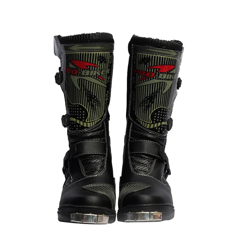 Motorcycle Riding Racing Boots Men's and Women's Anti-Collision Drop Protection Motorcycle Long Thigh Boots for Four Seasons