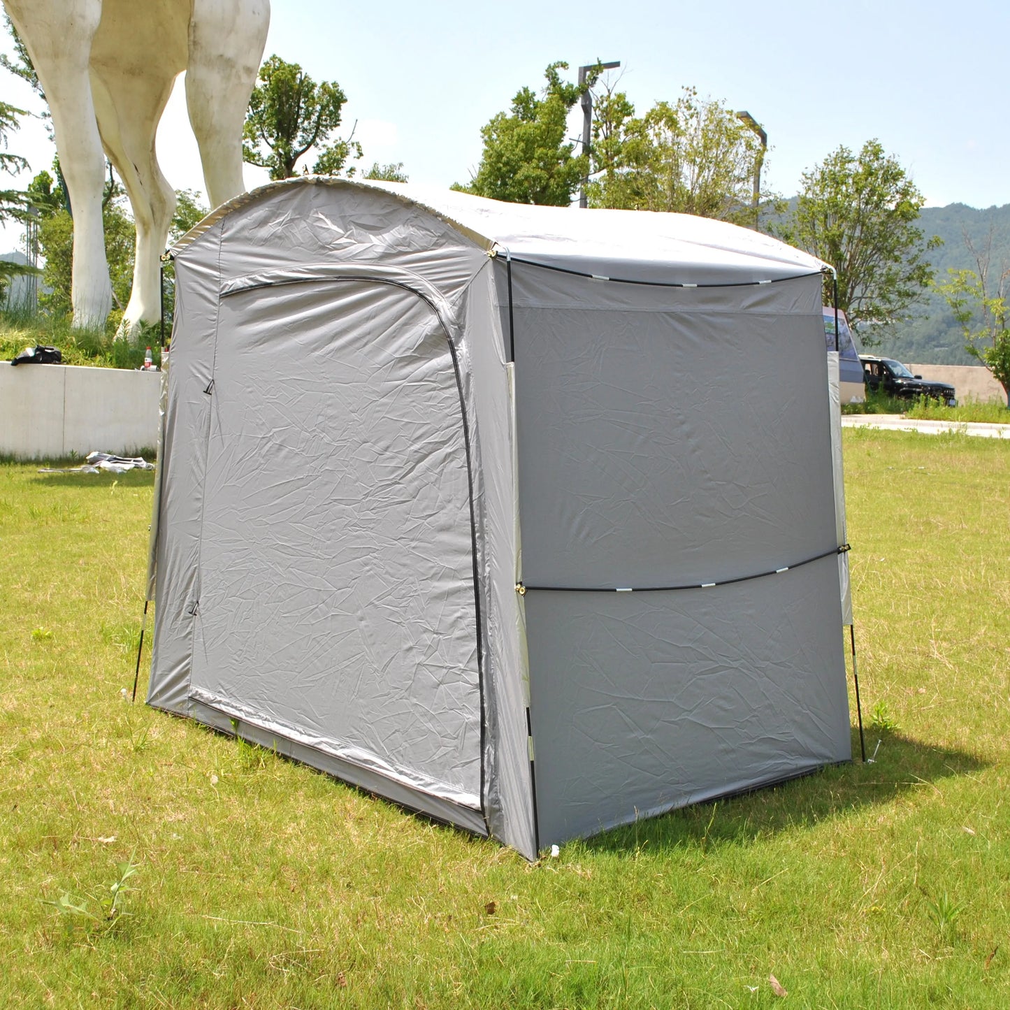 Bike Storage Shed Tent, Oversized Storage Tent for 4 Bikes, Garage/Garden Storage Tent, Waterproof Anti-uv Outdoor Bicycle Cover