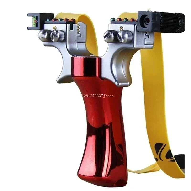 High Precision Slingshot with Laser Spirit Level Fast Press Bow Catapult Outdoor Sports Hunting Accessories Sling Shot Рогатка