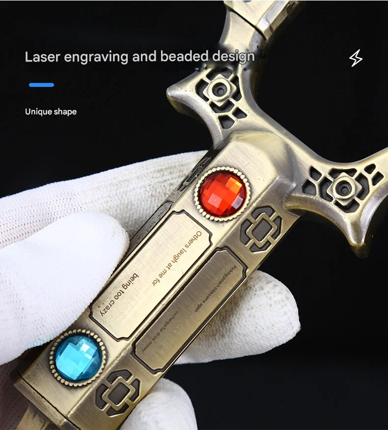 Powerful Alloy Slingshot Outdoor Hunting and Shooting Catapult High Precision Practical Quick Pressure Rubber Band Sligshot