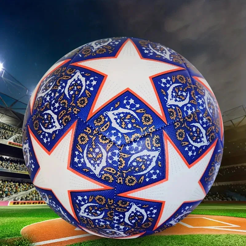 Football standard size 5 machine sewn ball PU explosion-proof material sports league outdoor competition football training