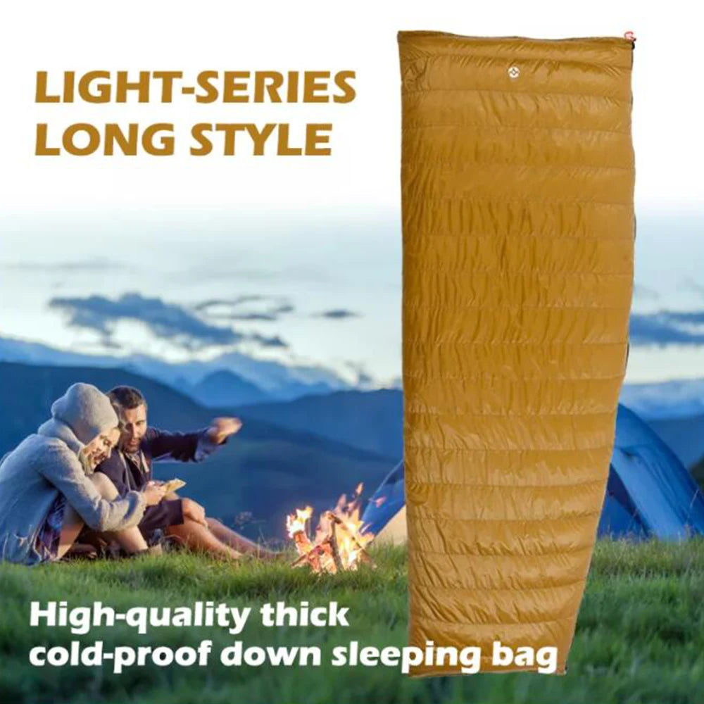 AEGISMAX LIGHT Envelope Adult Outdoor Camping Spliceable Down Sleeping Bag Duvet 800FP Goose Down