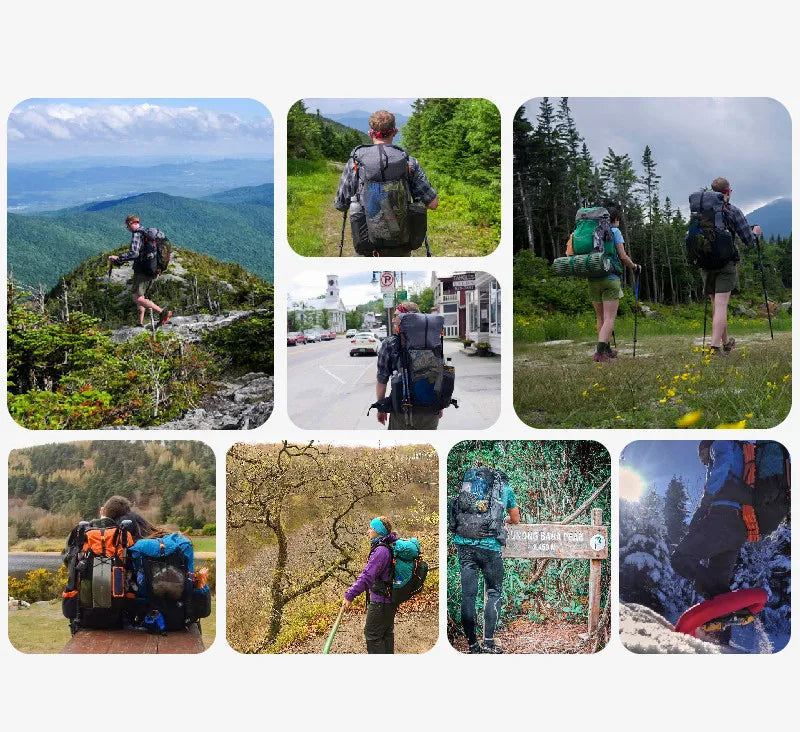 3F UL GEAR 46+10L QIDIAN PRO Backpack Ultralight Outdoor  Camping Sport Bag Resistant Hiking Trekking Waterproof Travel Rucksack