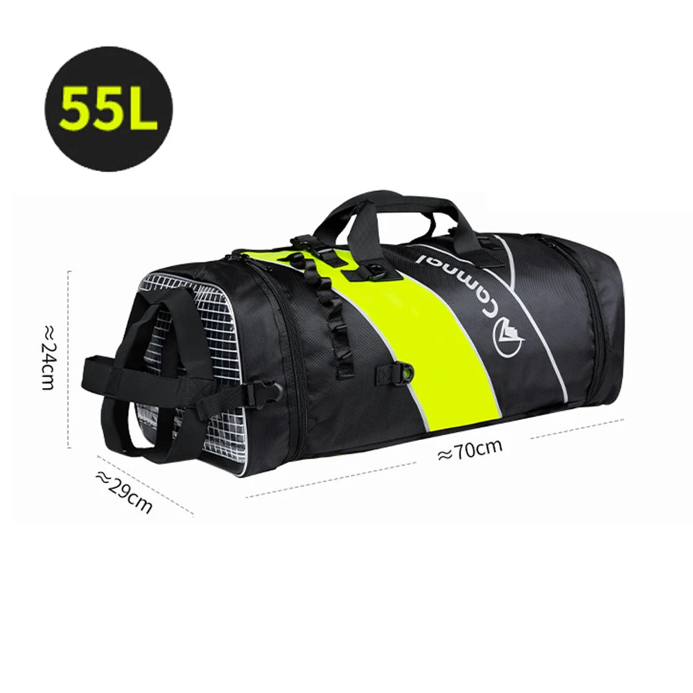 55L Outdoor Climbing Equipment Rope Bag, 1680D Oxford Cloth Waterproof And Wear-Resistant, Rescue Equipment Storage Bag,P896