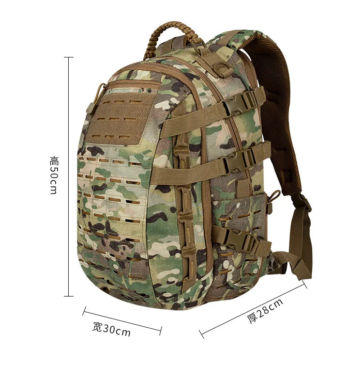 Yakota Tactical Backpack Hiking Outdoor Bag Camouflage Double Shoulder Dragon Egg Bag Student Commuter Computer Backpack