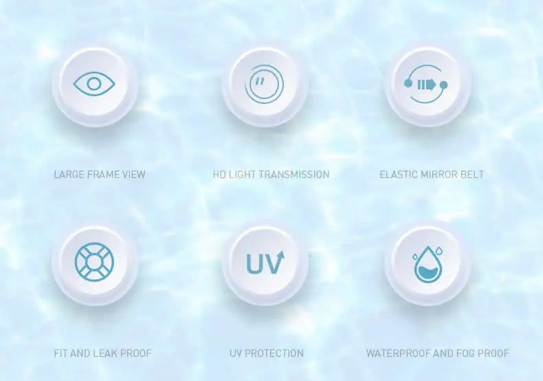 Professional Kids Swimming Goggles Cartoon Frame Anti-UV Children HD Lenses Pool Glasses Eyewear Anti Fog Adjustable Head Strap