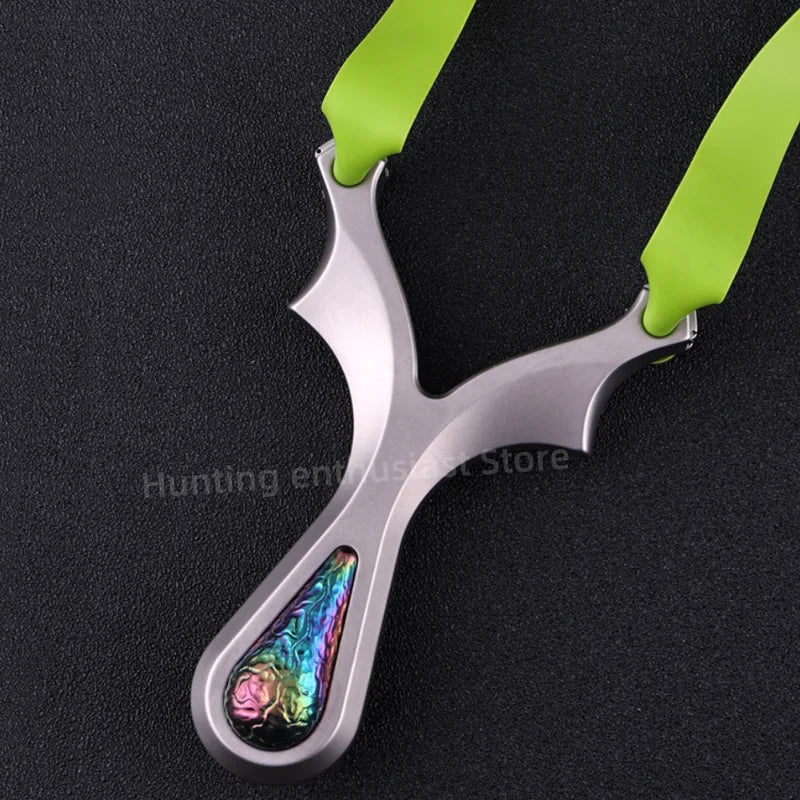 Strong Titanium Alloy Shooting Aiming Slingshot Outdoor Hunting Slingshot Professional Slingshot Hunting Accessories