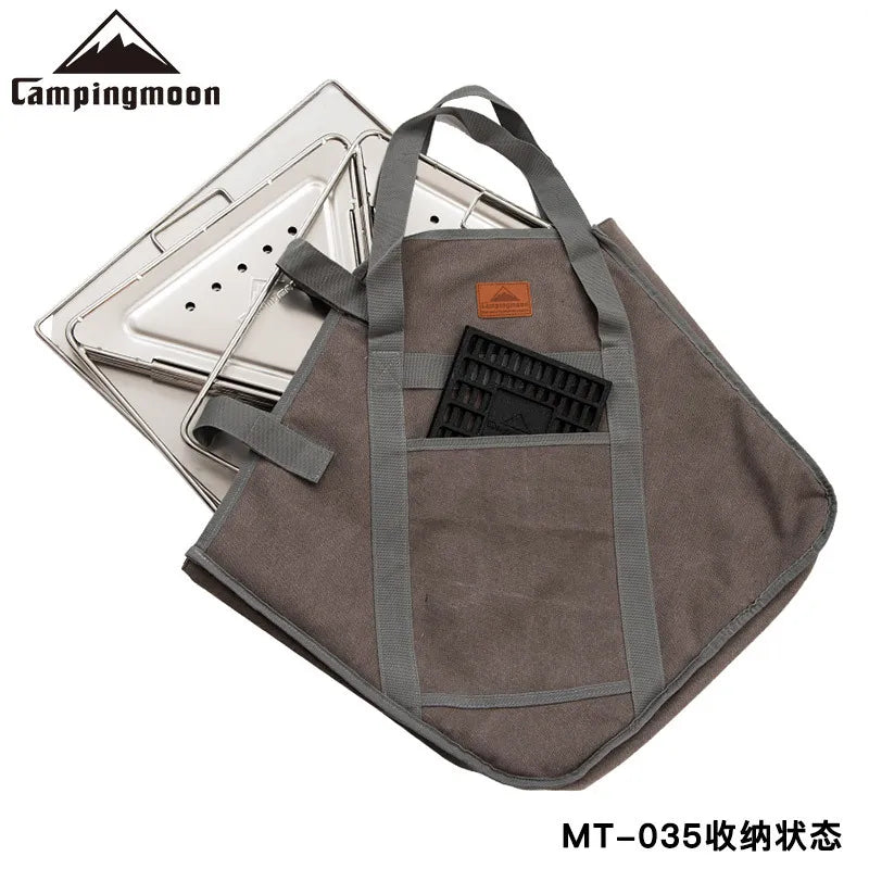 Barbecue Stove Campingmoon MT-035 Multi-Functional Outdoor Family Grill BBQ Oven