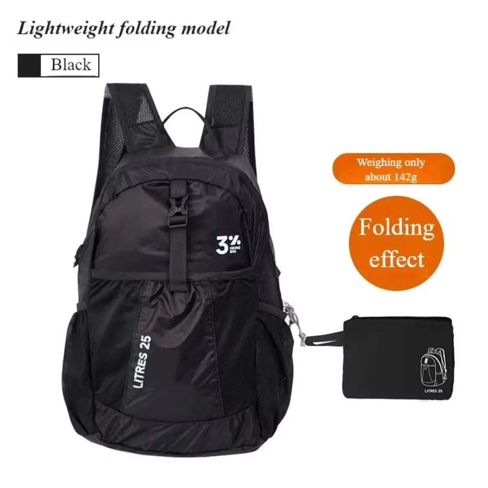 Adjustable Straps Foldable Backpack Mountaineering Bag Waterproof Hiking Daypack Large Capacity Small Bag Ultralight Backpack