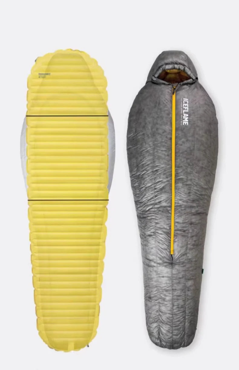 Ice Flame NXT 800FP Sleeping Bag Outdoor Camping Mummy Down Sleeping Bag Ultralight Trekking Mountaineering 10D Sleeping Bag
